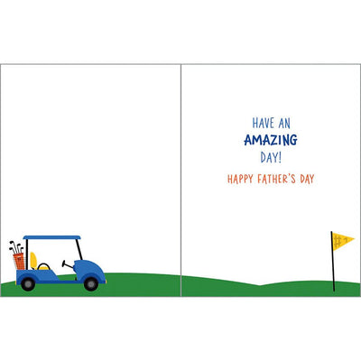 Father's Day card - Dad Golf Cart - Lemon And Lavender Toronto