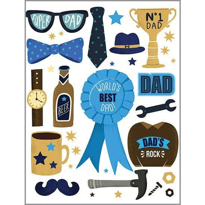 Father's Day Card - Father's Icons - Lemon And Lavender Toronto
