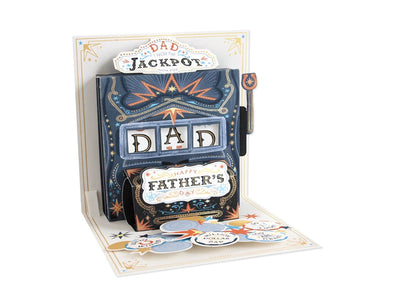 Fathers Day Pop-Up Card VINTAGE JACKPOT - Lemon And Lavender Toronto