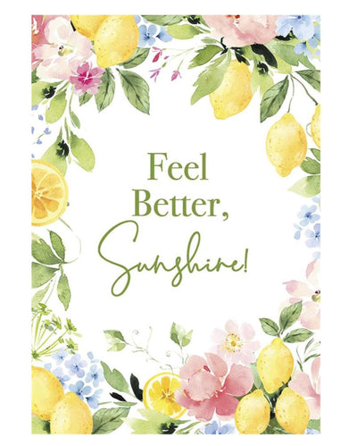 Feel better Sunshine! Card - Lemon And Lavender Toronto