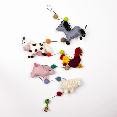 Felt Garland -Farm Animals - Lemon And Lavender Toronto