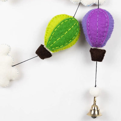 Felt Garland -Hot Air Balloon - Lemon And Lavender Toronto