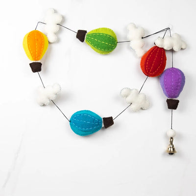 Felt Garland -Hot Air Balloon - Lemon And Lavender Toronto