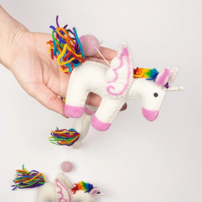 Felt Garland - Rainbow Unicorn - Lemon And Lavender Toronto