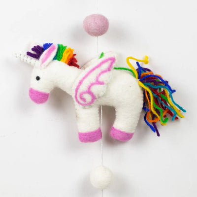 Felt Garland - Rainbow Unicorn - Lemon And Lavender Toronto