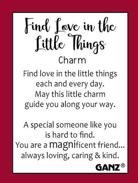 Find Love in the Little Things Charm - Lemon And Lavender Toronto
