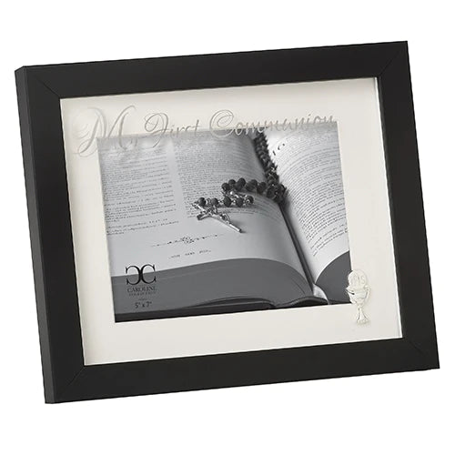 First Communion Black Frame 8"H - Lemon And Lavender Toronto