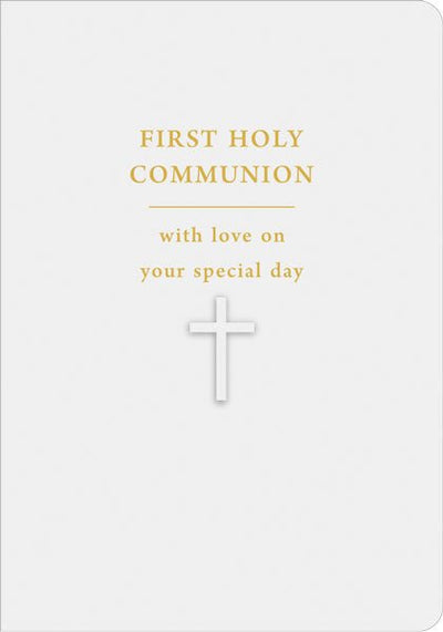 First Holy Communion Card - Lemon And Lavender Toronto