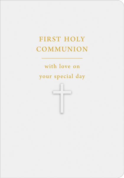 First Holy Communion Card - Lemon And Lavender Toronto