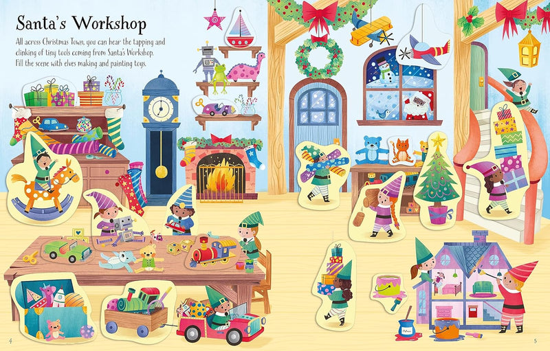 First Sticker Book Christmas Usborne - Lemon And Lavender Toronto