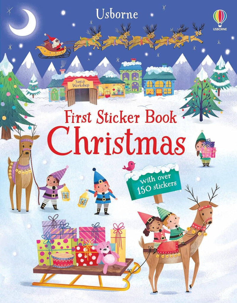 First Sticker Book Christmas Usborne - Lemon And Lavender Toronto