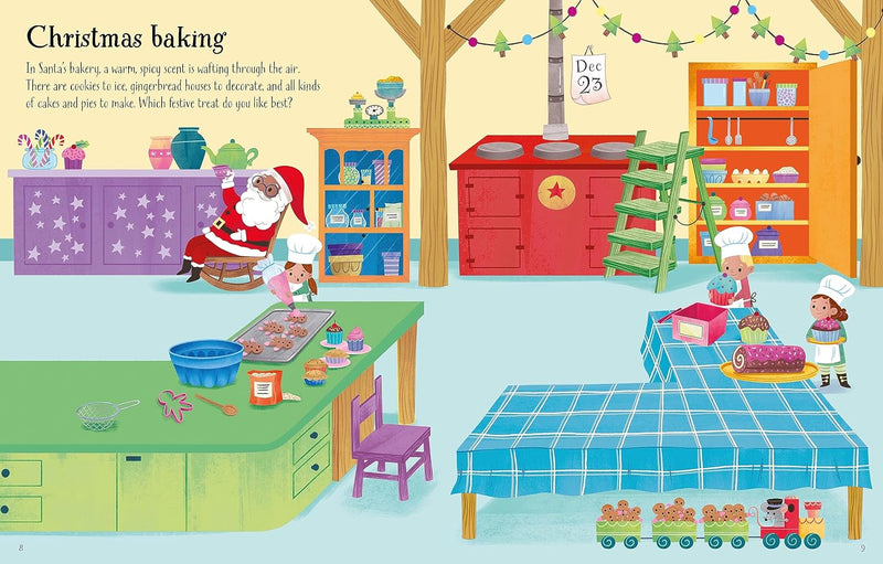 First Sticker Book Christmas Usborne - Lemon And Lavender Toronto