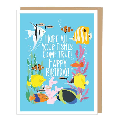 Fishtank Birthday - Birthday Card - Lemon And Lavender Toronto