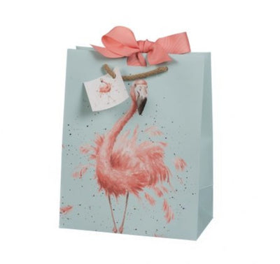 Flamingo Gift Bag - Wrendale - Lemon And Lavender Toronto