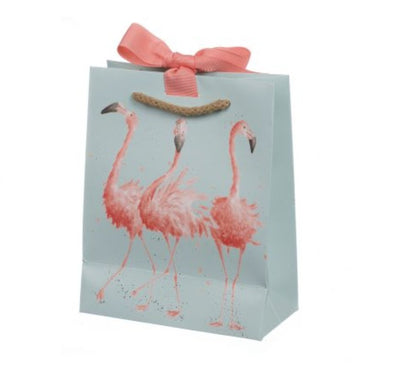 Flamingo Gift Bag - Wrendale - Lemon And Lavender Toronto