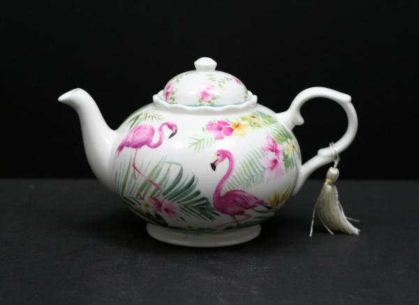Flamingo Tea Pot in a Box - Lemon And Lavender Toronto
