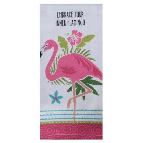Flamingo - Tea Towel - Lemon And Lavender Toronto
