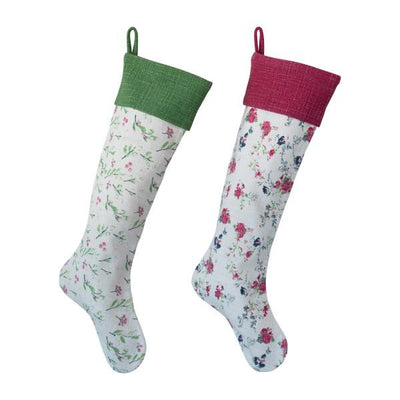 Floral and French Inspired Stocking - Lemon And Lavender Toronto