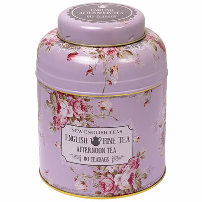 Floral English Fine Teas Tea Caddy in Lavender - Lemon And Lavender Toronto