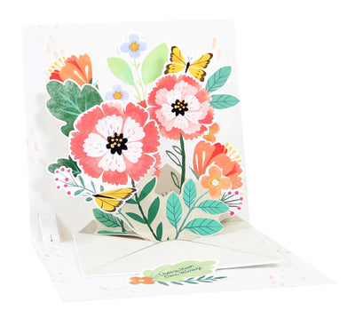 Floral POP UP Card - Lemon And Lavender Toronto