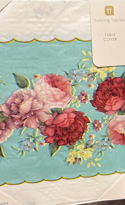 Floral Tablecloth-Disposable - Lemon And Lavender Toronto