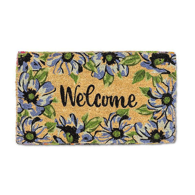 Floral Welcome Doormat - Lemon And Lavender Toronto
