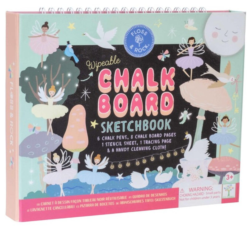 Floss & Rock Enchanted Sketchbook - Chalkboard - Lemon And Lavender Toronto