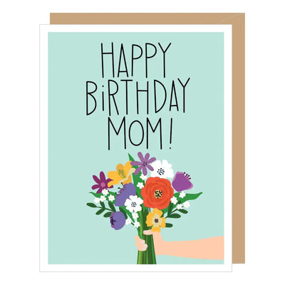 Flower Bouquet Mom Birthday Card - Lemon And Lavender Toronto