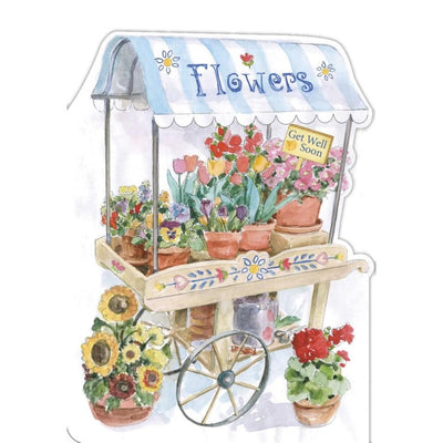 Flower Cart Get Well Soon- Card - Lemon And Lavender Toronto