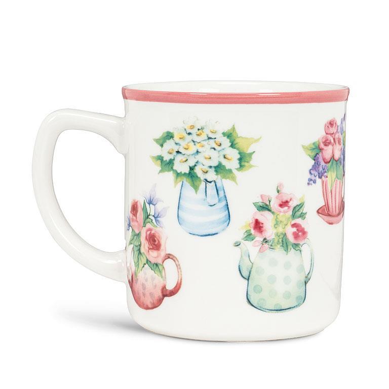 Flowers in Cup Mug - Lemon And Lavender Toronto