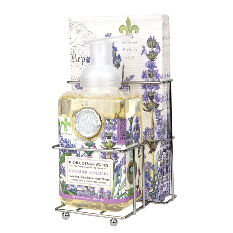 Foaming Hand Soap and Hostess Napkin Holder - Lemon And Lavender Toronto