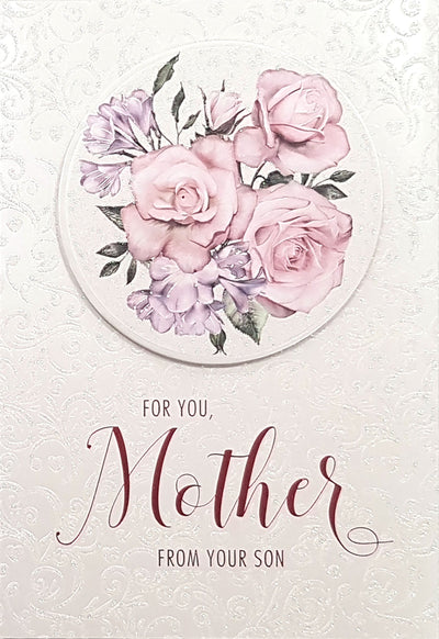 For you Mother from your Son Wishes Greeting Card - Lemon And Lavender Toronto