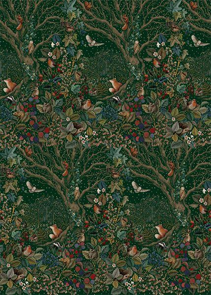 Forest Animals Gift Wrap Roll - Lemon And Lavender Toronto