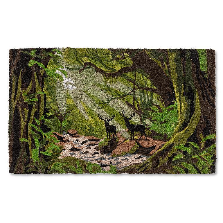 Forest Scene Doormat - Lemon And Lavender Toronto