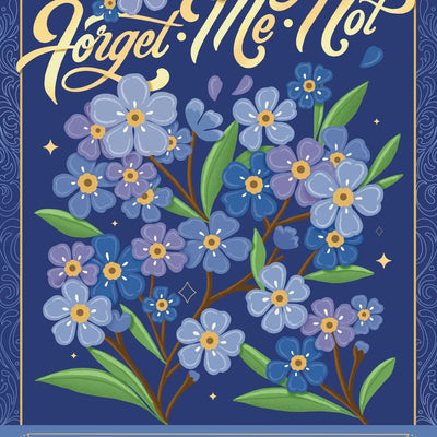 Forget-Me-Not (True Love) - Greeting Card - Lemon And Lavender Toronto