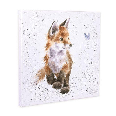Fox "Born to be Wild" Canvas - Wrendale - Lemon And Lavender Toronto