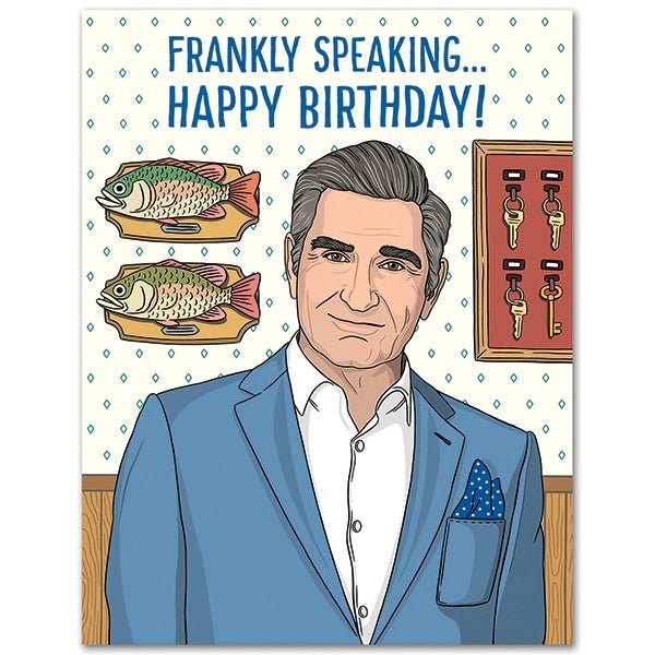 Frankly Speaking...Happy Birthday Card - Lemon And Lavender Toronto