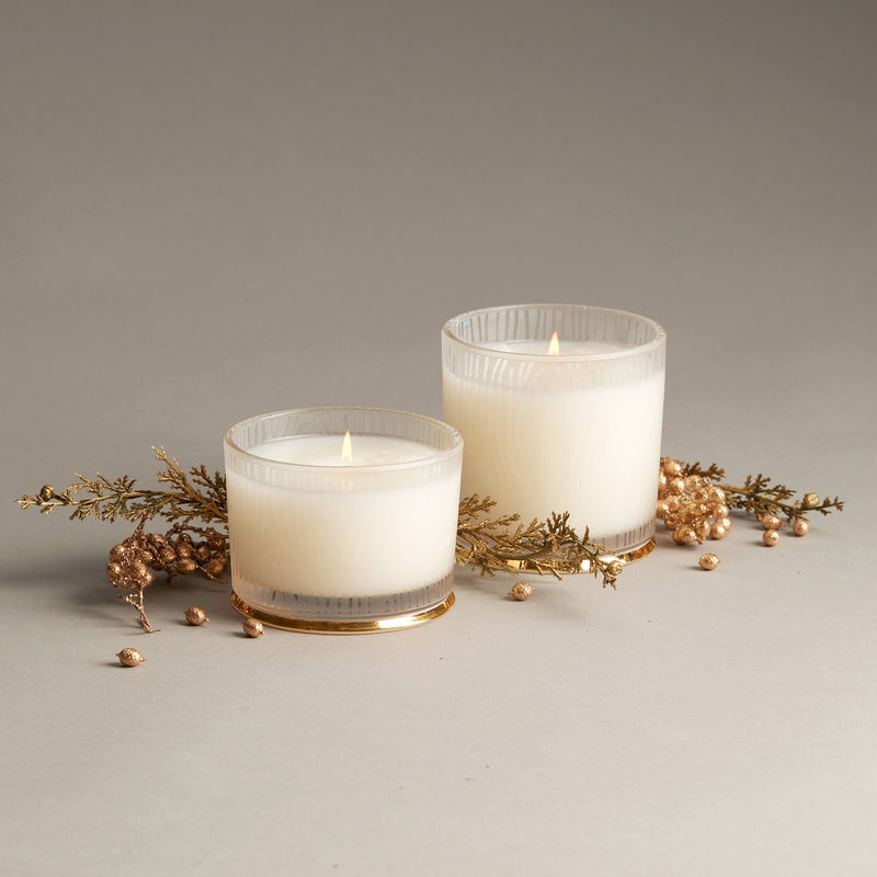 Frasier Fir Frosted Wood Grain Candle-Large - Lemon And Lavender Toronto