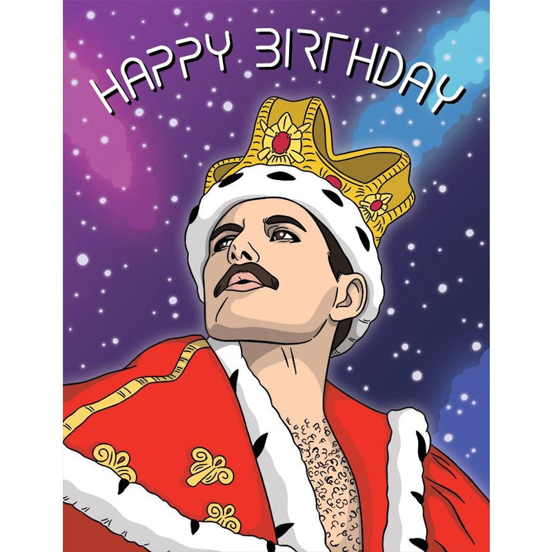 Freddie Mercury Happy Birthday Card - Lemon And Lavender Toronto