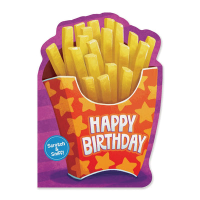 French Fry Birthday Card - Scratch & Sniff - Lemon And Lavender Toronto