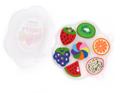 Fresh + Fruity Scented Erasers - set of 7 - Lemon And Lavender Toronto