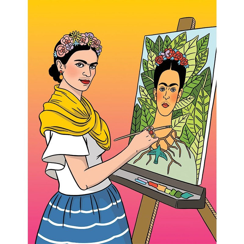 Frida Self Portrait Blank Card - Lemon And Lavender Toronto