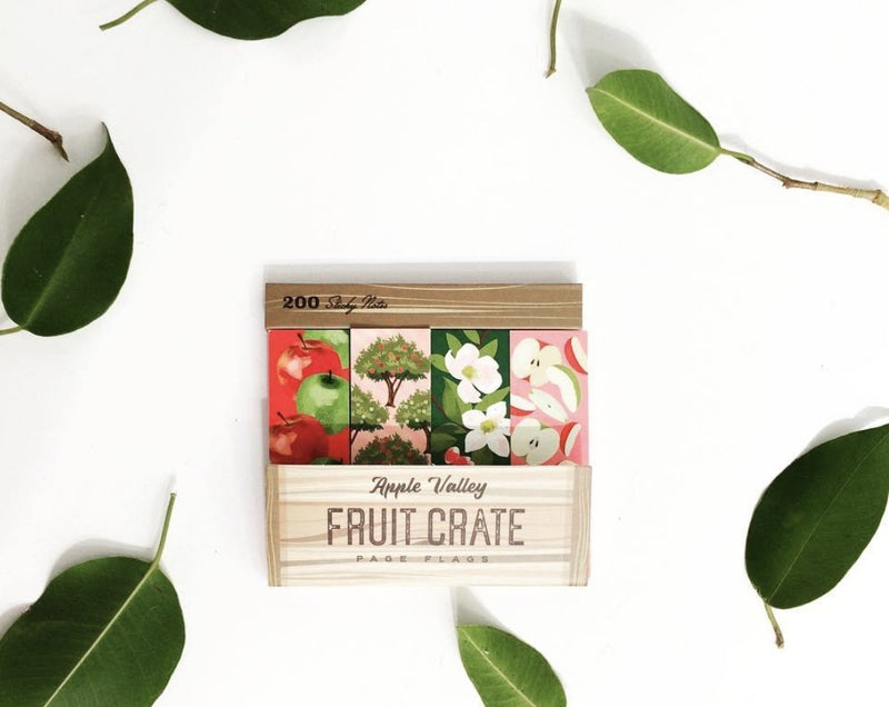 Fruit Crate -200 Sticky Page Flags - Lemon And Lavender Toronto