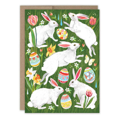 Garden Bunnies Easter Card - Lemon And Lavender Toronto