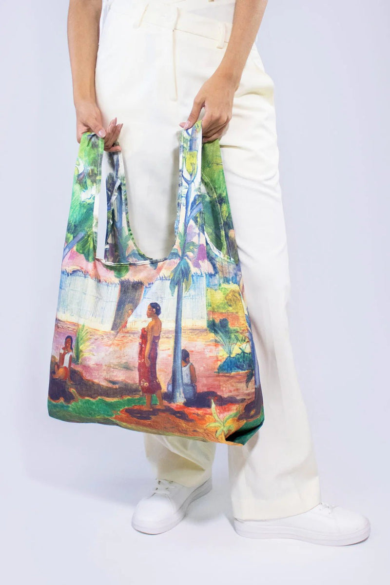 Gauguin | The Large Tree- Medium Reusable Bag - Lemon And Lavender Toronto