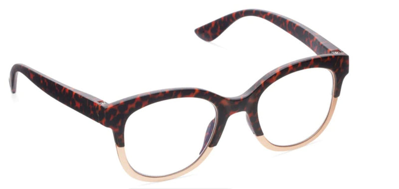 Georgia Leopard Tortoise Reading Glasses - Peepers - Lemon And Lavender Toronto