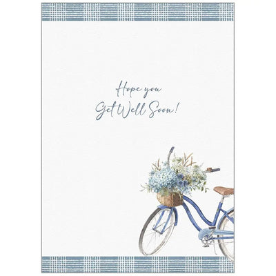 Get Well Bicycle Card - Lemon And Lavender Toronto
