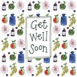 Get Well Soon- Mini Card - Lemon And Lavender Toronto