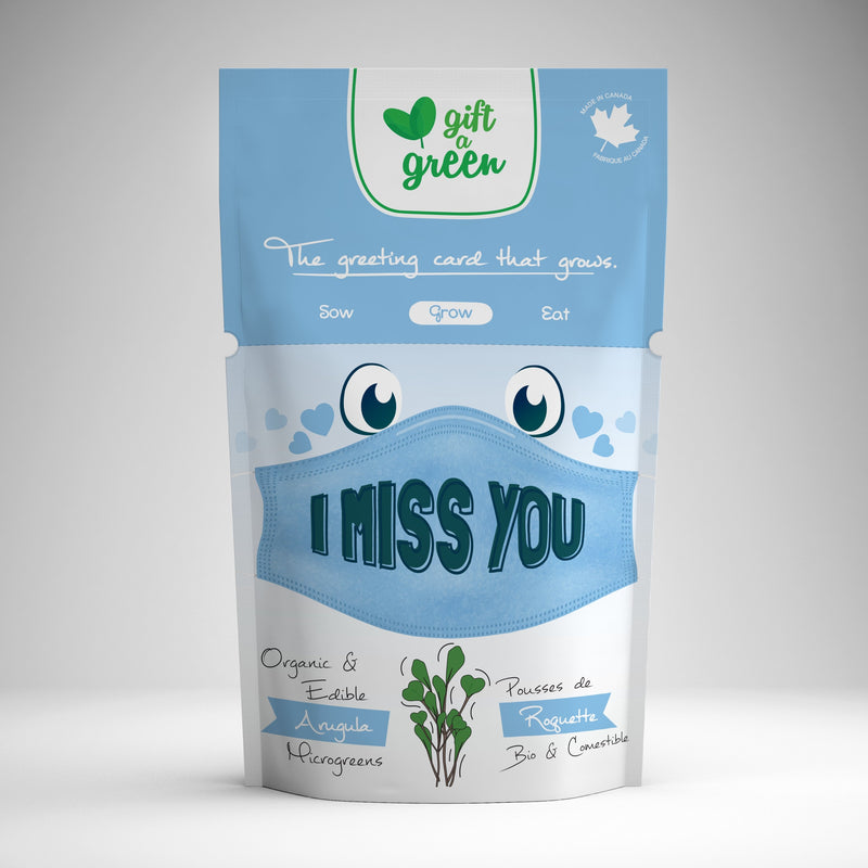 Gift-a-Green : I Miss You Covid Pouch - Lemon And Lavender Toronto