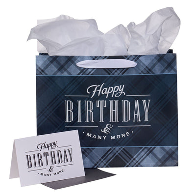 Gift Bag With Card - Happy Birthday & Many More - Lemon And Lavender Toronto